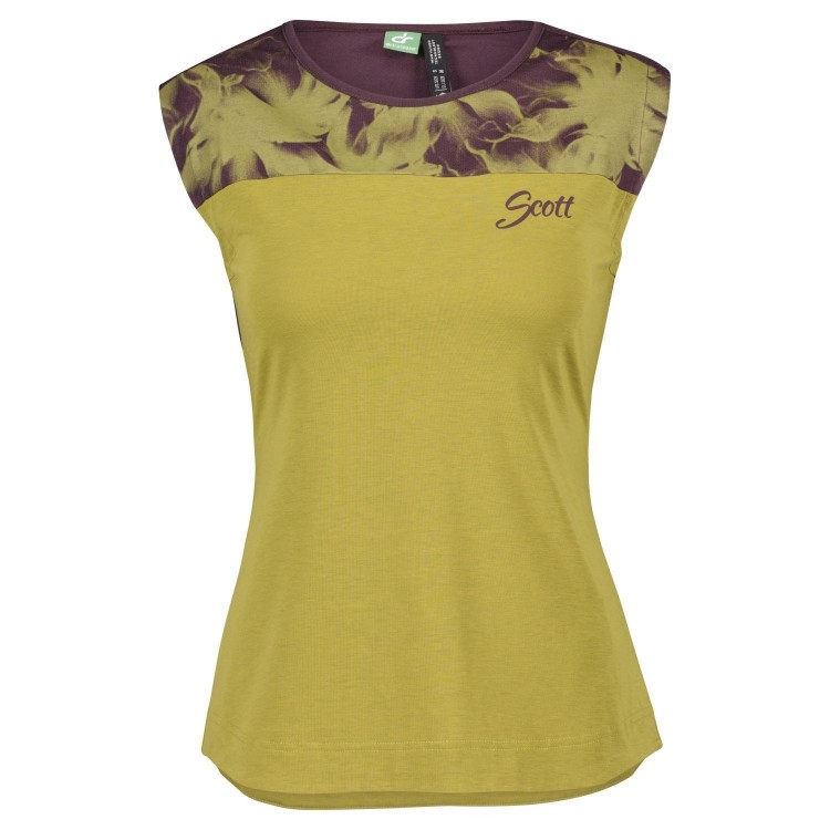 Camiseta de Tirantes Ws Trail Flow Dri Mud Green/Dark Purple