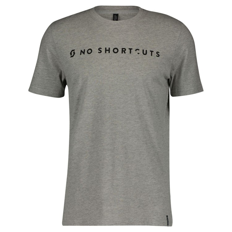 Camiseta Ms No Shortcuts Ss Light Grey Melange