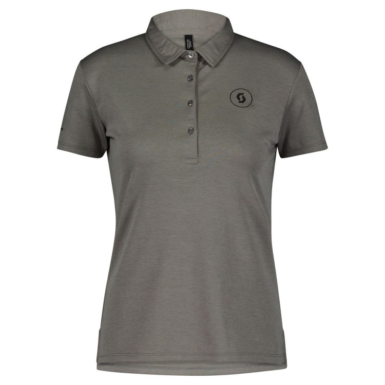 Polo Ws 10 Casual S/SL Grey Melange