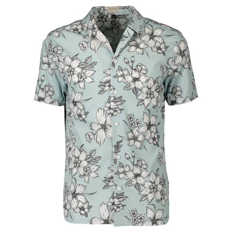 Camisa Ms Button Lt Mineral Green