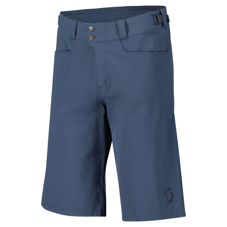 Culotte MS Trail Flow W/Pad Metal Blue