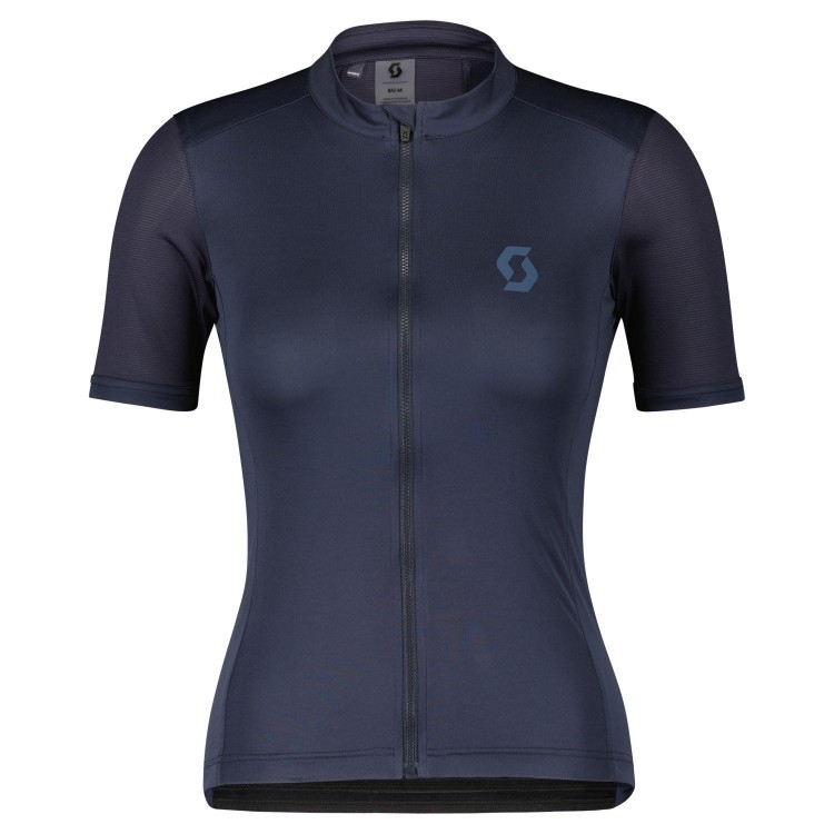 Maillot Ws Endurance 10 S/SL Dark Blue/Metal Blue