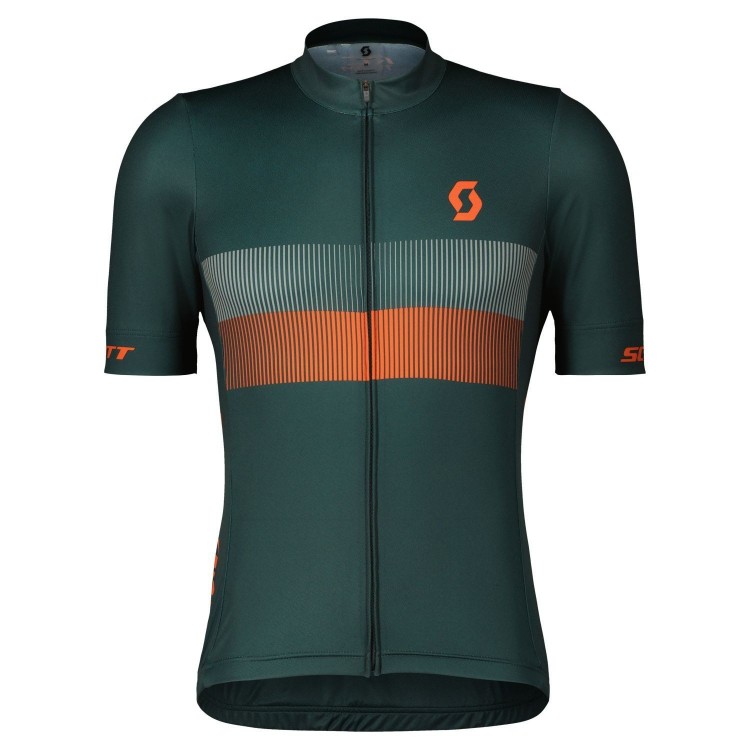 Maillot Ms RC Team 10 Ss Aruba Green/Braze Orange