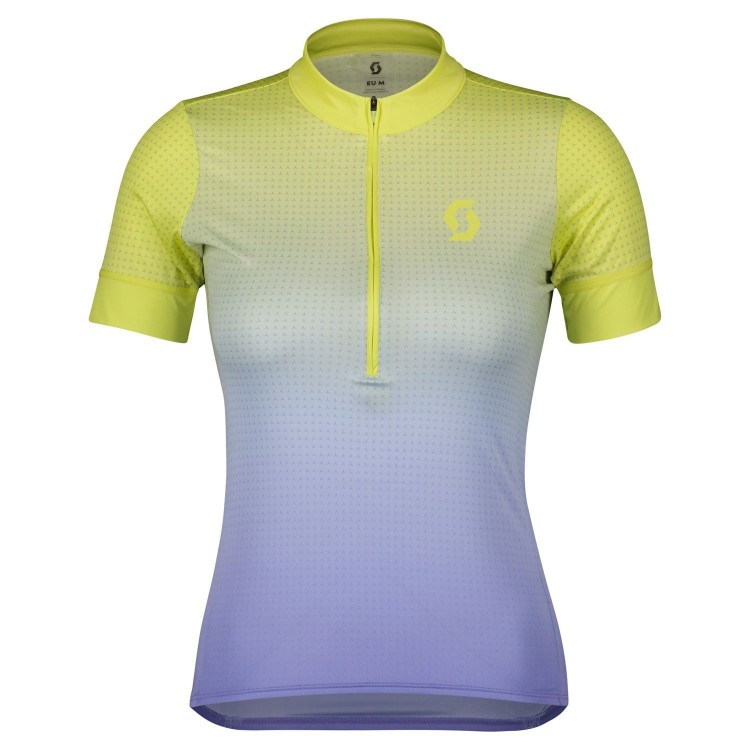 Maillot Ws Endurance 15 Ss Bitter Yellow/Dream Blue