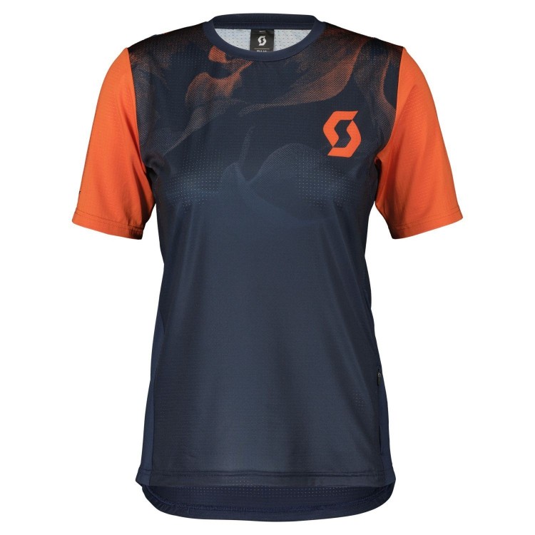 Maillot Ws Trail Vertic Ss Dark Blue/Braze Orange