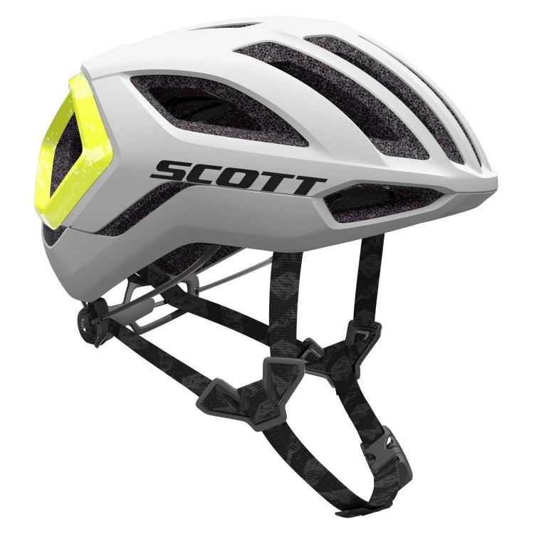 Casco SCOTT Centric Plus Rainbow White/Radium Yellow