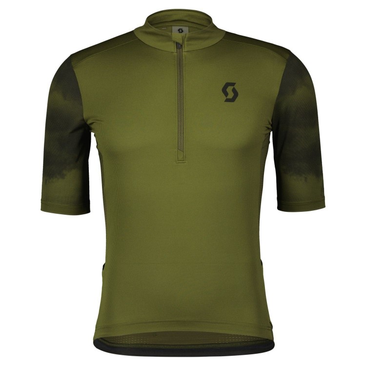 Maillot Ms Gravel 10 Ss Fir Green/Black