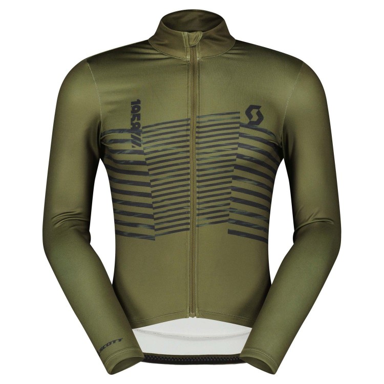 Maillot Ms RC Team Warm Graphics Ls Fir Green