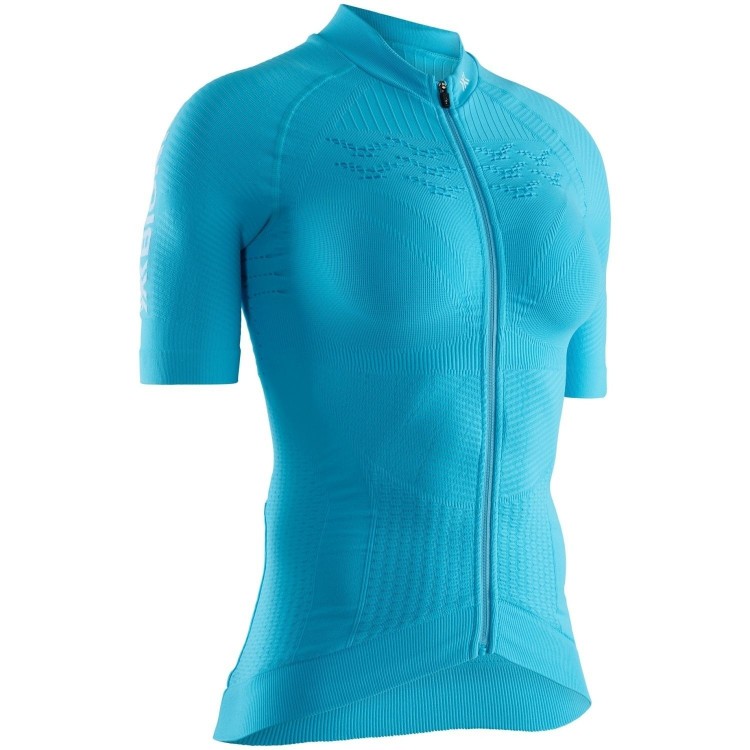 Maillot M/C Effektor G2 Bike Zip Mujer Effektor Tuquoise/Arctic White X-Bionic