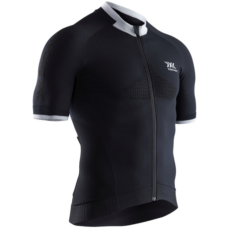 Maillot M/C Invent Bike Race Zip Hombre Black Melange X-Bionic