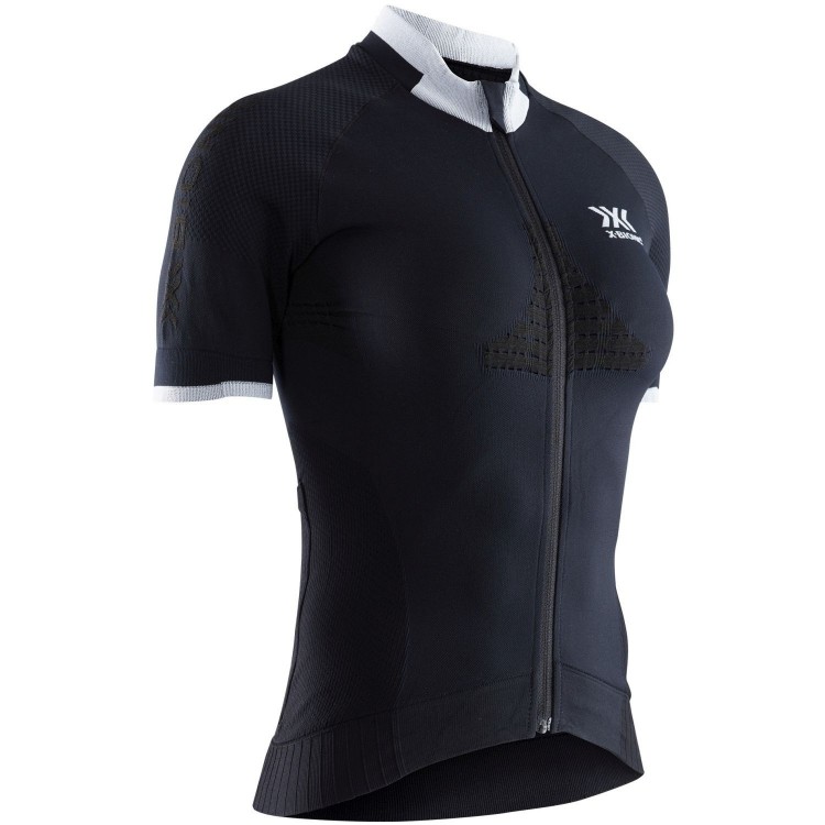 Maillot M/C Invent Bike Race Zip Mujer Black Melange X-Bionic