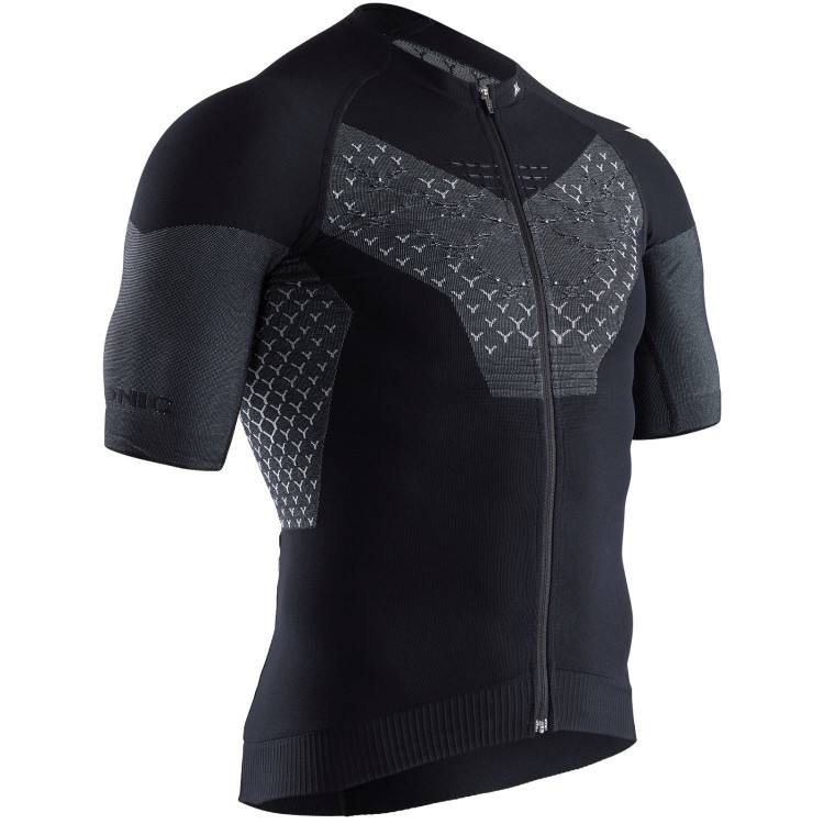 Maillot M/C Twyce 4.0 Bike Zip Hombre Black Melange X-Bionic