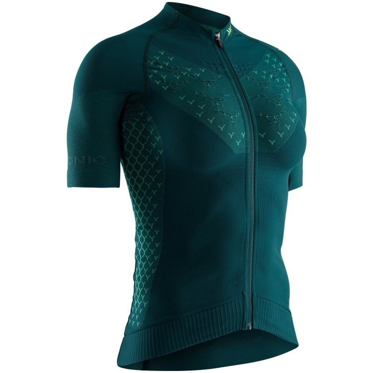 Maillot M/C Twyce 4.0 Bike Zip Mujer Pine Green/Amazonas Green X-Bionic