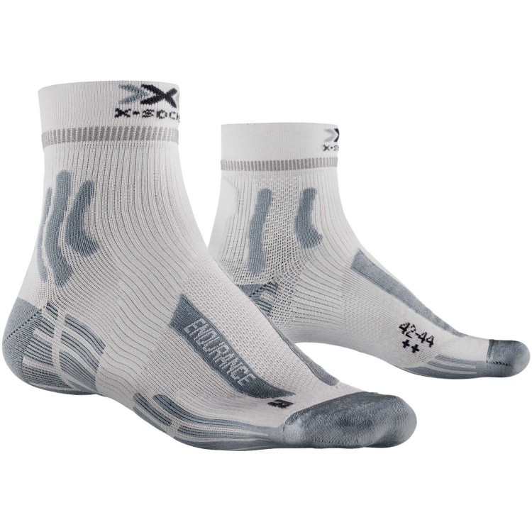 Calcetín Run Endurance 4.0 Hombre Arctic White/Dolomite Grey X-Bionic