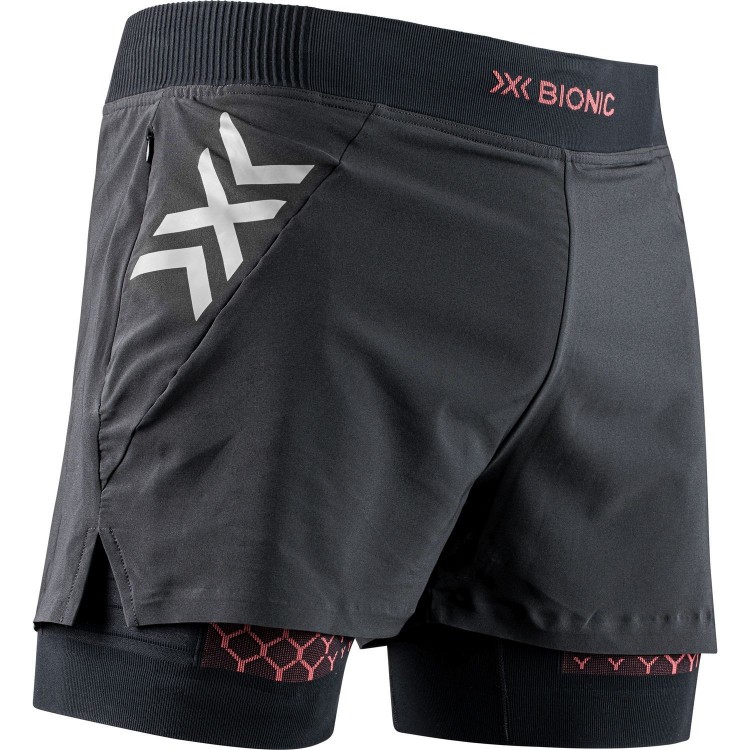 Pantalón corto Twyce Race 2in1 Hombre Black/Red X-Bionic