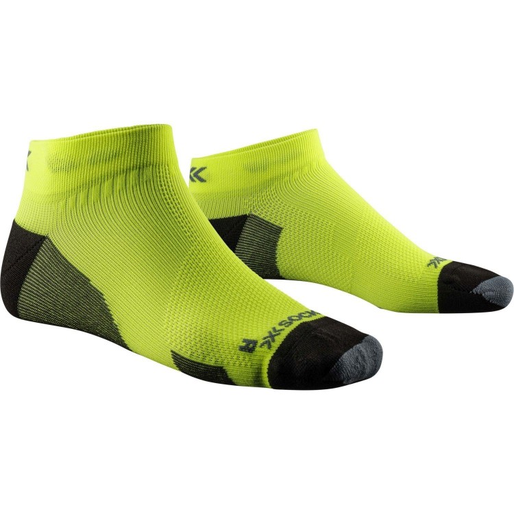 Calcetín Run Discover Low Cut Fluo Yellow/Opal Black X-Bionic