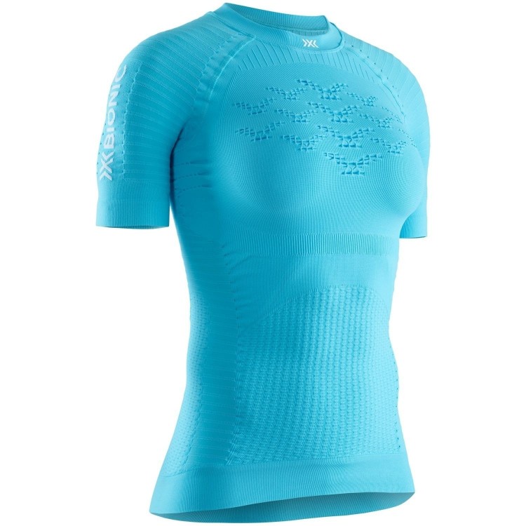 Camiseta M/C Effektor G2 Run Mujer Effektor Tuquoise/Arctic White X-Bionic