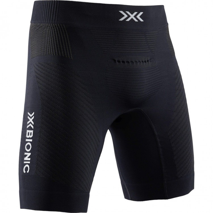 Malla Corta Invent Run Speed Hombre Black Melange X-Bionic