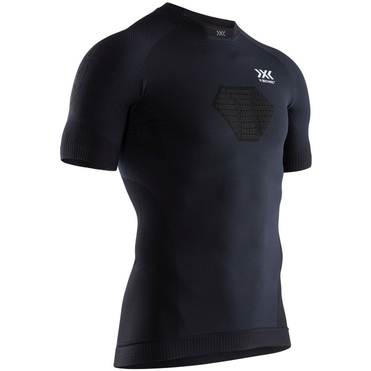 Camiseta M/C Invent Run Speed Hombre Black Melange X-Bionic