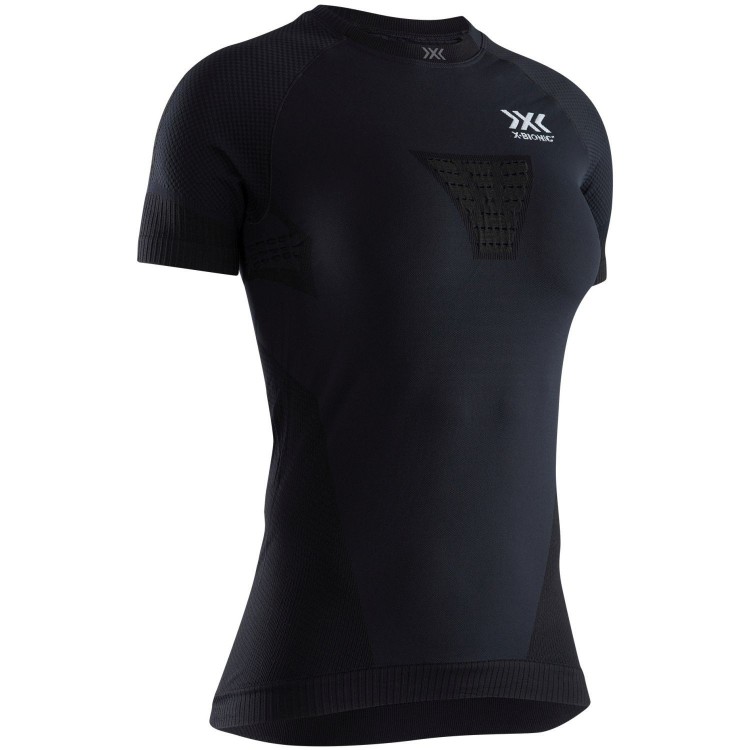 Camiseta M/C Invent Run Speed Mujer Black Melange X-Bionic