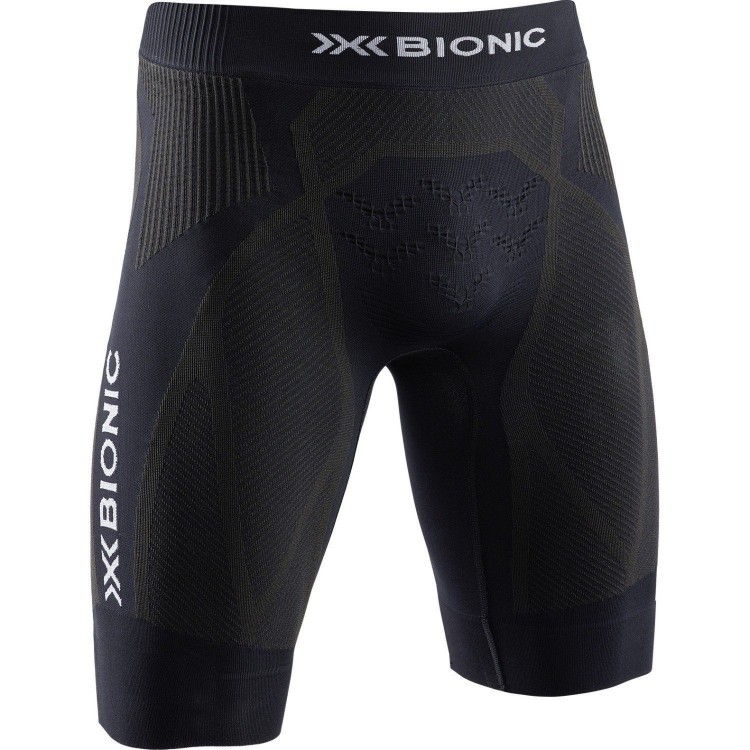 Malla Corta The Trick 4.0 Run Hombre Black Melange X-Bionic