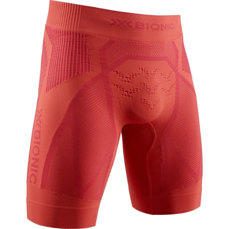 Malla Corta The Trick 4.0 Run Hombre Namib Red/Sunset Orange X-Bionic