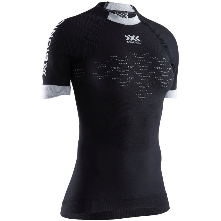 Camiseta M/C The Trick G2 Run Mujer Black Melange X-Bionic