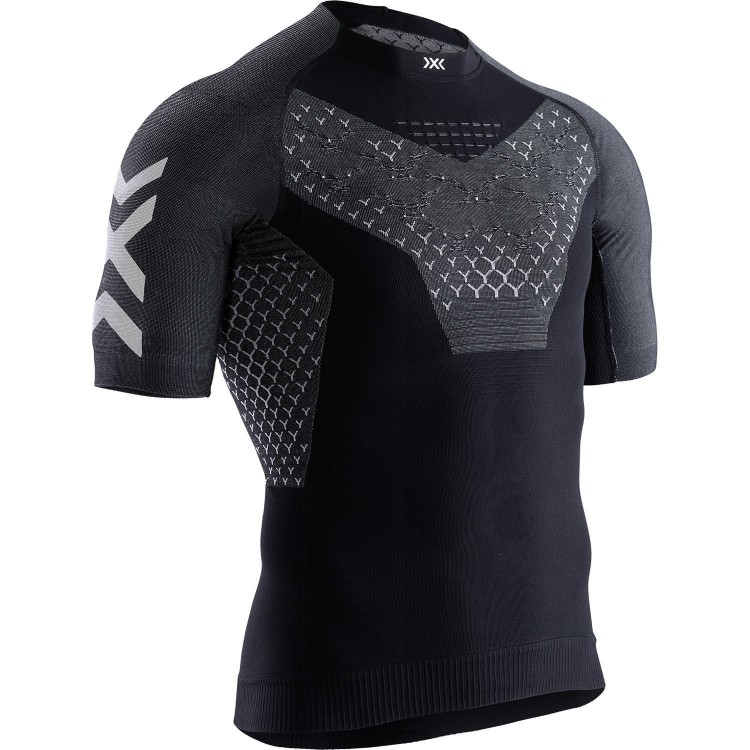 Camiseta M/C Twyce 4.0 Run Hombre Black Melange X-Bionic