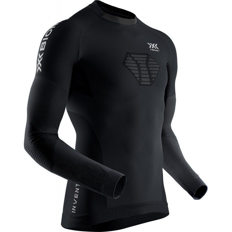 Camiseta Ml Invent 4.0 Run Speed Hombre Black/Charcoal X-Bionic