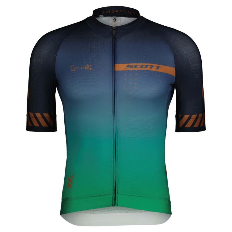 Maillot MS RC Pro SS Dark Blue/Bread Brown Scott